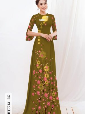 vai ao dai hoa dao mac tet (3)